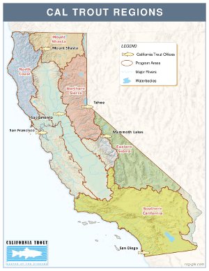 CalTrout regional maps