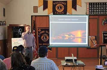 CalTrout’s Andrew Braugh at a Water Talk