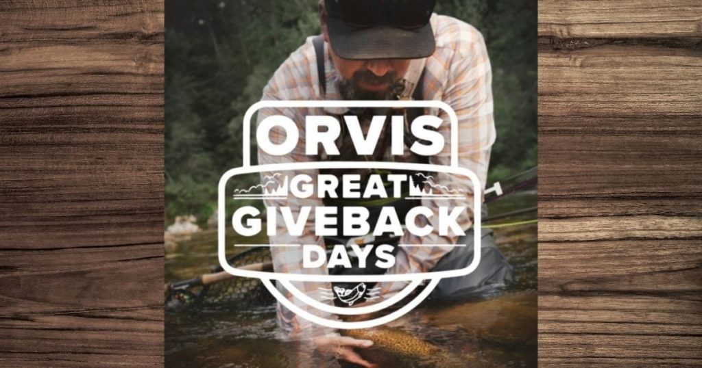 September Orvis Great Giveback Days: Give $10 Get $10
