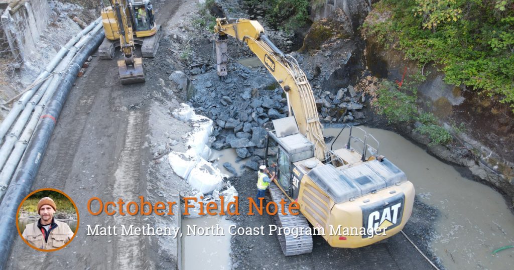 Field Note: Barrier Removal on Cedar Creek