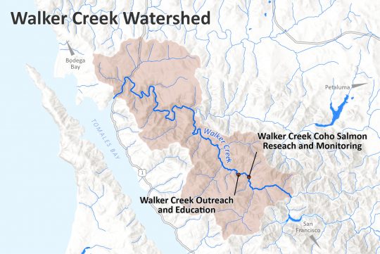 WalkerWatershed map