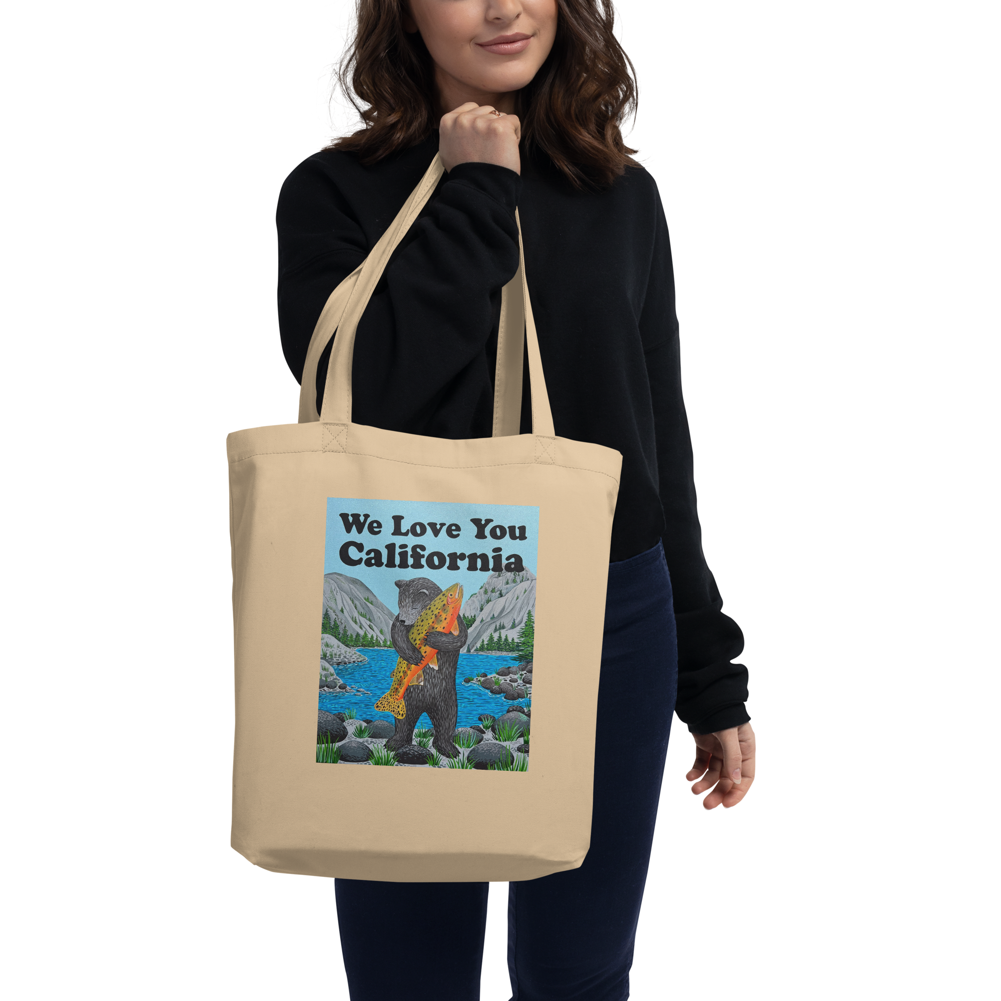 We Love You California” Eco Tote Bag
