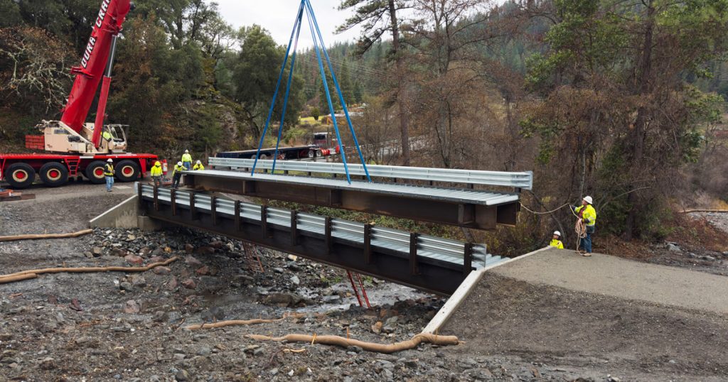 New Bridge Unlocks Fish Habitat on Scott River Tributary