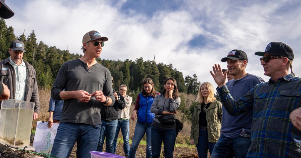 Governor Newsom Tours CalTrout Projects and Releases New Salmon Strategy